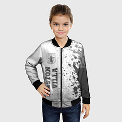 Бомбер детский Aston Villa - white gradient по-вертикали, цвет: 3D-черный — фото 2