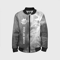 Бомбер детский Gears of War - grey gradient по-вертикали, цвет: 3D-черный