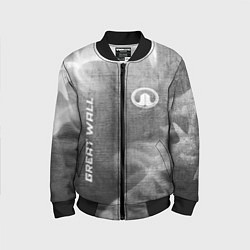 Бомбер детский Great Wall - grey gradient вертикально, цвет: 3D-черный