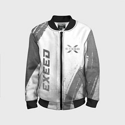 Бомбер детский Exeed - white gradient вертикально, цвет: 3D-черный