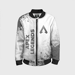 Бомбер детский Apex Legends - white gradient вертикально, цвет: 3D-черный