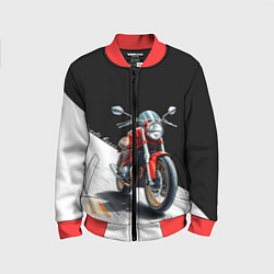 Бомбер детский Ducati Racer, цвет: 3D-красный