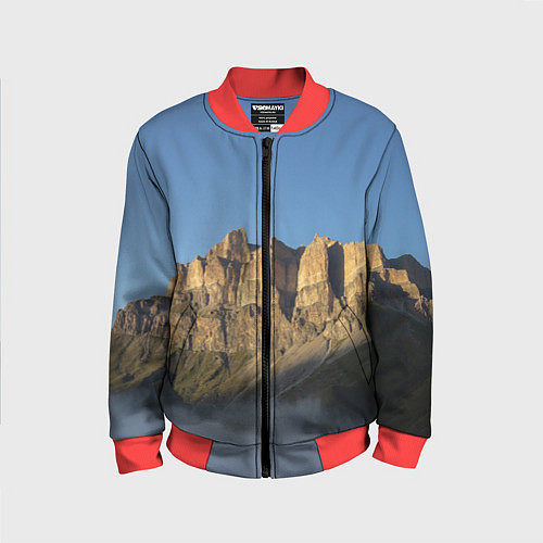 Детский бомбер Гора Метиген / 3D-Красный – фото 1