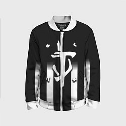 Бомбер детский Doom line white, цвет: 3D-белый