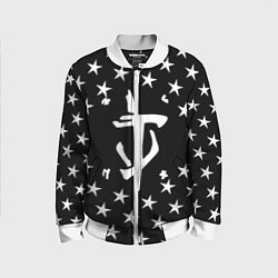 Бомбер детский Doom star, цвет: 3D-белый