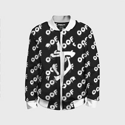 Бомбер детский Doom off black, цвет: 3D-белый