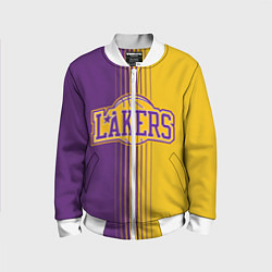 Бомбер детский NBA Lakers LA, цвет: 3D-белый