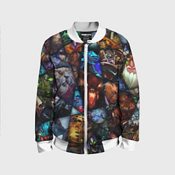 Бомбер детский Dota 2: All Pick, цвет: 3D-белый