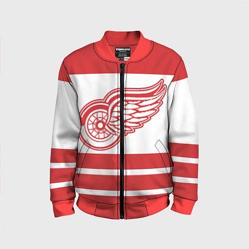 Детский бомбер Detroit Red Wings / 3D-Красный – фото 1