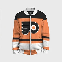 Бомбер детский Philadelphia Flyers, цвет: 3D-белый