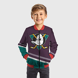 Бомбер детский Anaheim Ducks Selanne, цвет: 3D-красный — фото 2