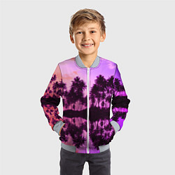 Бомбер детский Hawaii dream, цвет: 3D-серый — фото 2