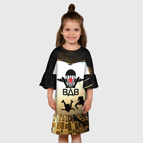Детское платье ВДВ - десантирование / 3D-принт – фото 3