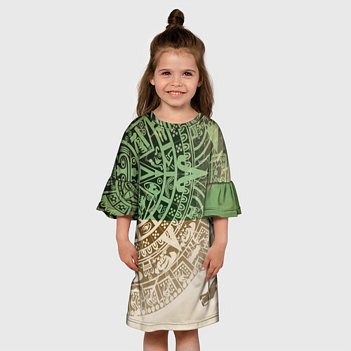 Детское платье Народ Майя 2 / 3D-принт – фото 3