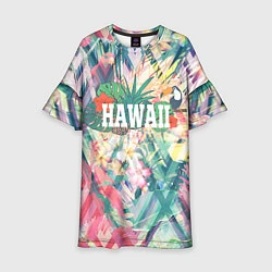 Платье клеш для девочки Hawaii Summer, цвет: 3D-принт
