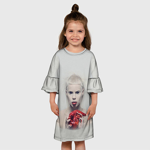 Детское платье Die Antwoord: Blooded Heart / 3D-принт – фото 3