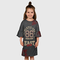 Платье клеш для девочки Team t-shirt 18, цвет: 3D-принт — фото 2