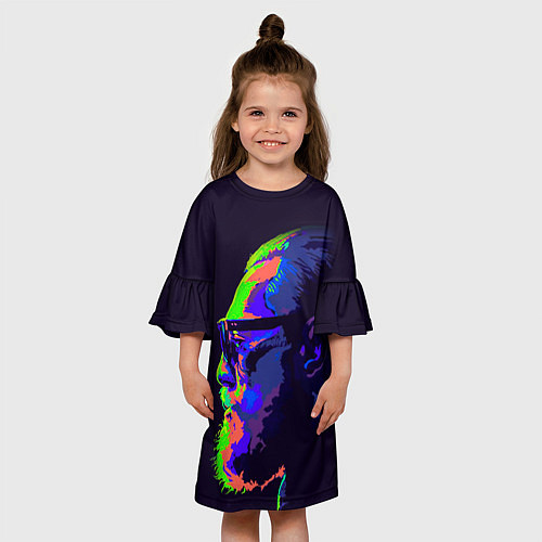 Детское платье McGregor Neon / 3D-принт – фото 3