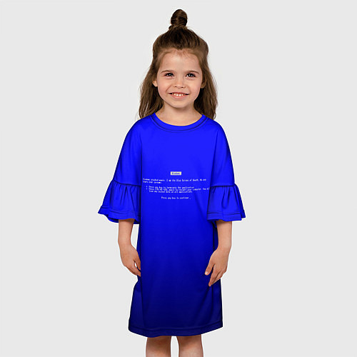 Детское платье BSOD / 3D-принт – фото 3
