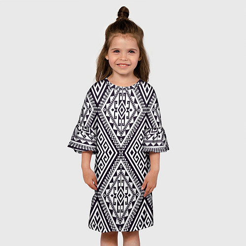 Детское платье Тартан / 3D-принт – фото 3