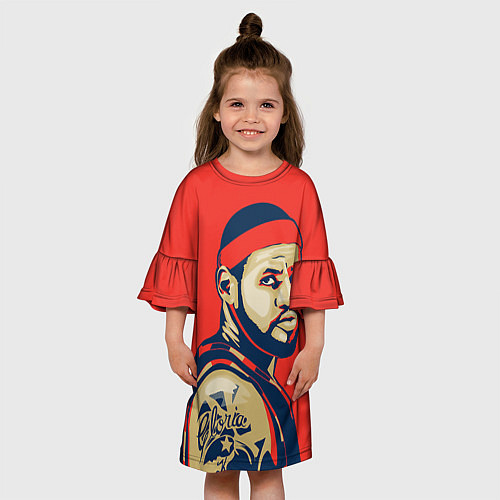 Детское платье LeBron James / 3D-принт – фото 3