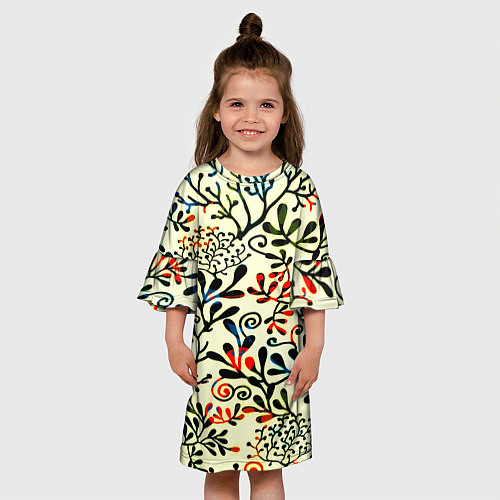 Детское платье Орнамент / 3D-принт – фото 3