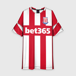 Платье клеш для девочки Stoke City FC: Bet365, цвет: 3D-принт