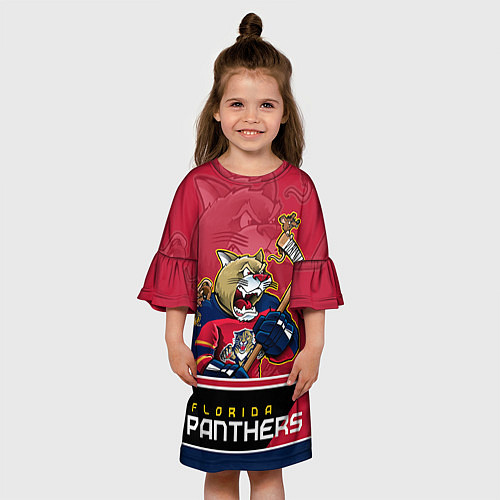 Детское платье Florida Panthers / 3D-принт – фото 3