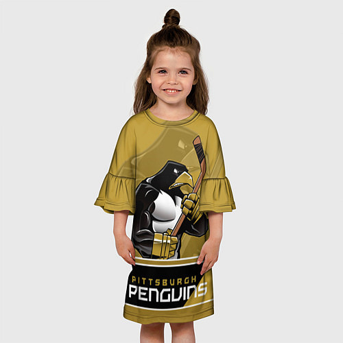 Детское платье Pittsburgh Penguins / 3D-принт – фото 3