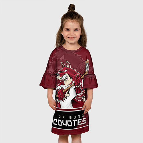 Детское платье Arizona Coyotes / 3D-принт – фото 3