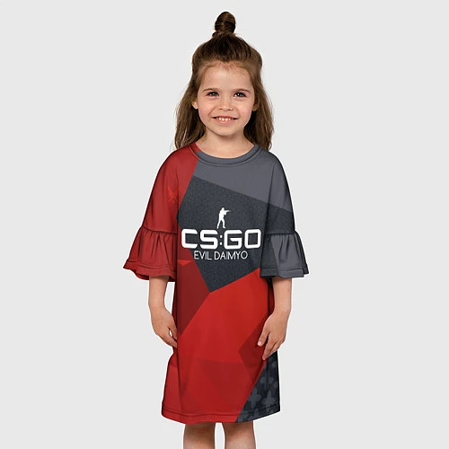 Детское платье CS:GO Evil Daimyo style / 3D-принт – фото 3