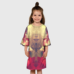 Платье клеш для девочки Grazy Poly VPPDGryphon, цвет: 3D-принт — фото 2