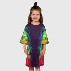 Платье клеш для девочки Grazy Poly VPPDGryphon, цвет: 3D-принт — фото 2