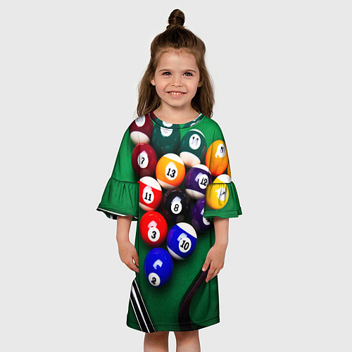 Детское платье Бильярд / 3D-принт – фото 3