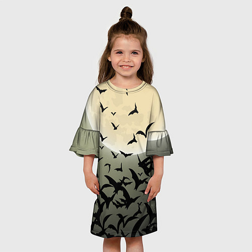 Детское платье Хэллоуин-принт / 3D-принт – фото 3