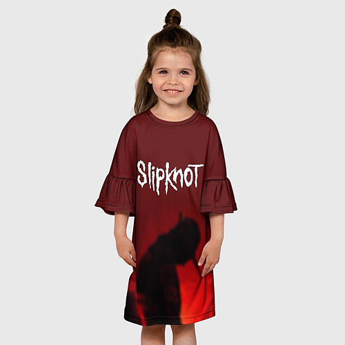 Детское платье Slipknot Shadows / 3D-принт – фото 3
