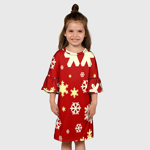 Детское платье Snow / 3D-принт – фото 3