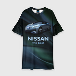 Платье клеш для девочки Nissan the best, цвет: 3D-принт