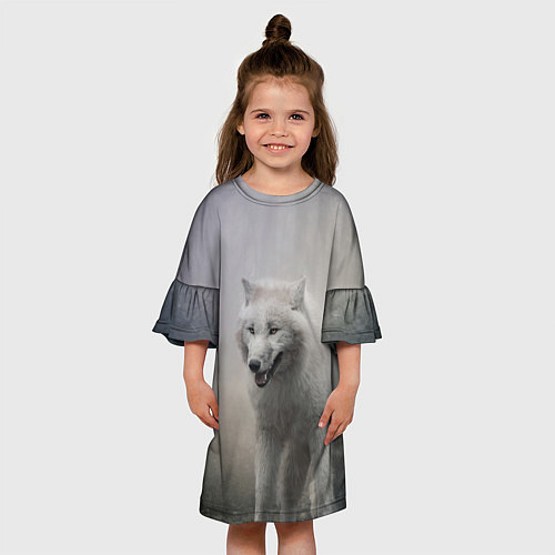 Детское платье Волк / 3D-принт – фото 3