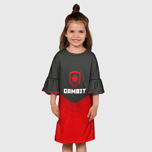 Детское платье Gambit Gaming Uniform / 3D-принт – фото 3