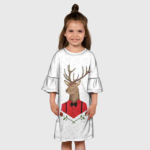 Детское платье Christmas Deer / 3D-принт – фото 3