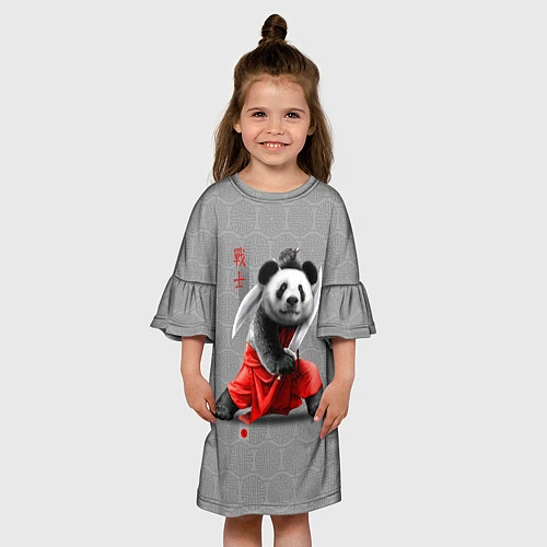 Детское платье Master Panda / 3D-принт – фото 3