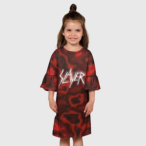 Детское платье Slayer Texture / 3D-принт – фото 3