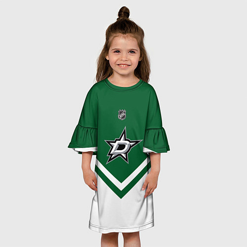 Детское платье NHL: Dallas Stars / 3D-принт – фото 3