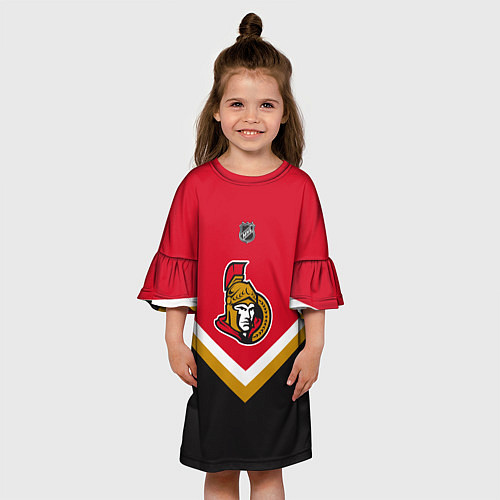 Детское платье NHL: Ottawa Senators / 3D-принт – фото 3