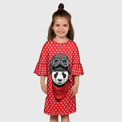 Детское платье Панда пилот / 3D-принт – фото 3