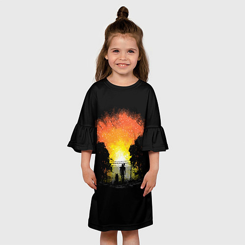 Детское платье Wasteland Apocalypse / 3D-принт – фото 3