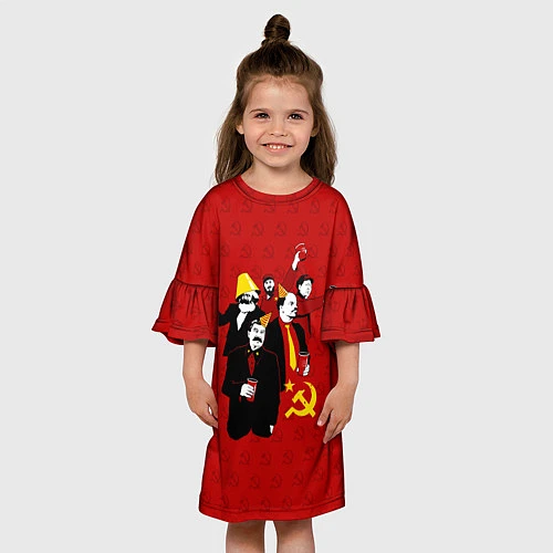 Детское платье Communist Party / 3D-принт – фото 3