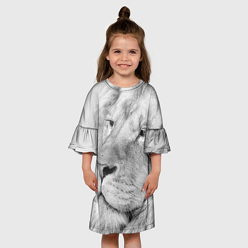 Детское платье Мудрый лев / 3D-принт – фото 3