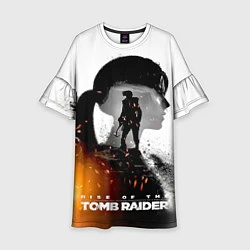 Платье клеш для девочки Rise of the Tomb Raider 1, цвет: 3D-принт